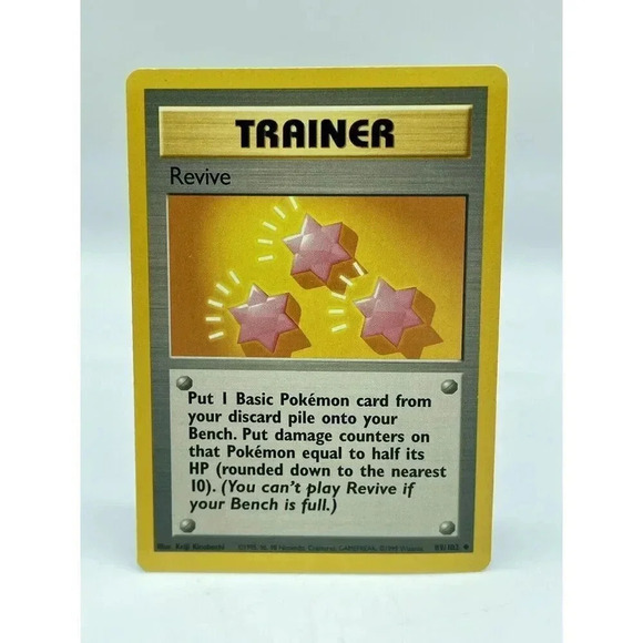 Pokemon Other - Revive 89/102 Trainer Base Set Non-Holo Vintage‎ 1999 Pokemon TCG LP